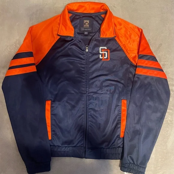 San Diego Padres ジャケット mens-navy-san-diego-padres-